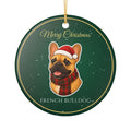 French Bulldog Dog Christmas Ornament – Gifted Porch, view 2