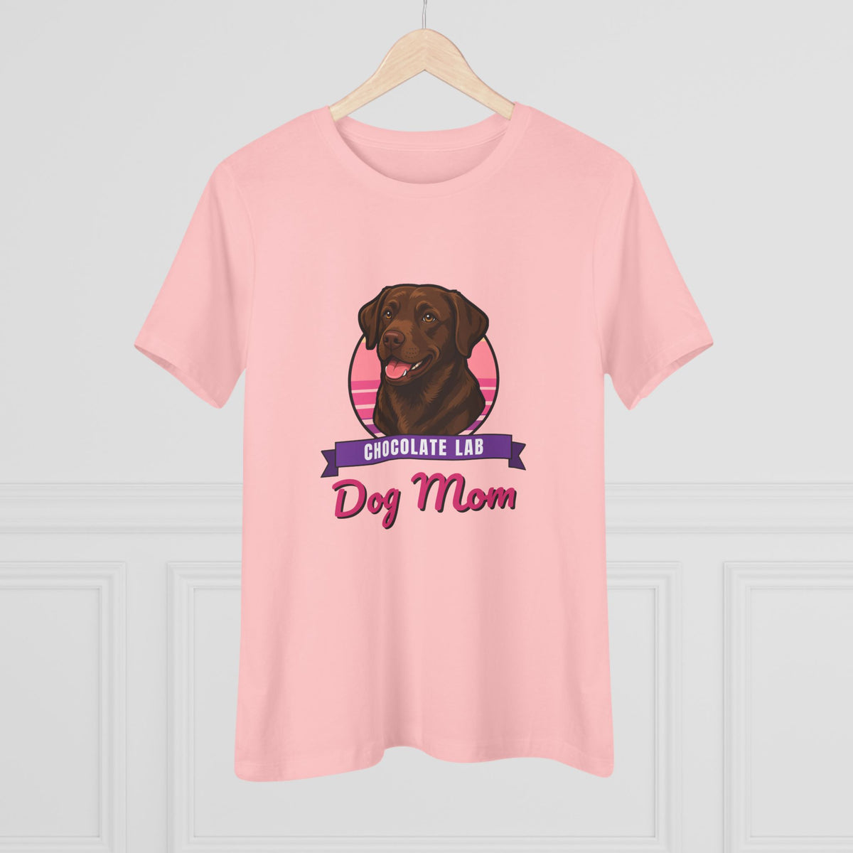 Chocolate Lab Dog Mom Women's Tee