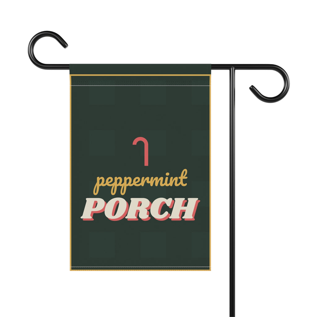 Peppermint Porch Garden Flag