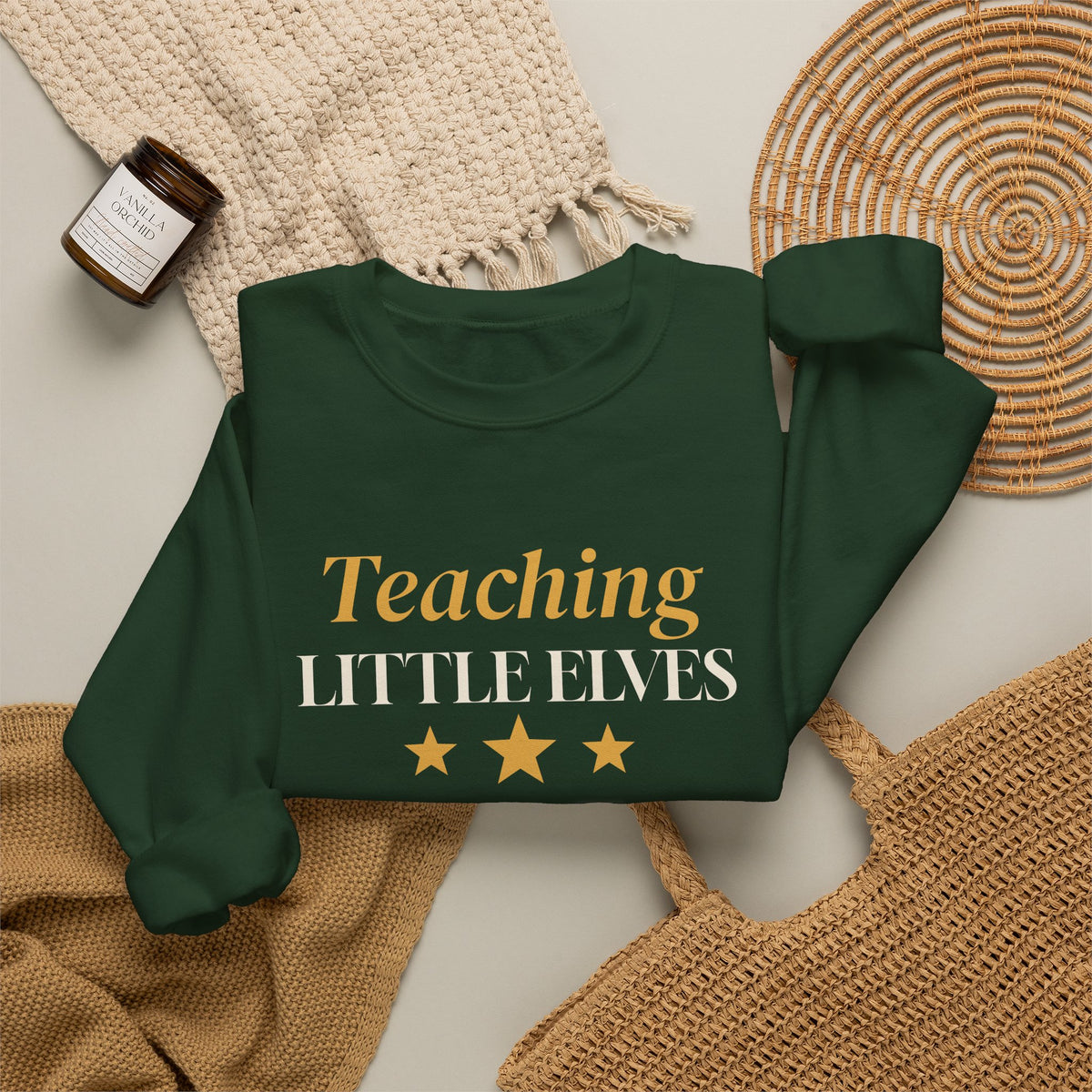 Teaching Little Elves Christmas Sweatshirt