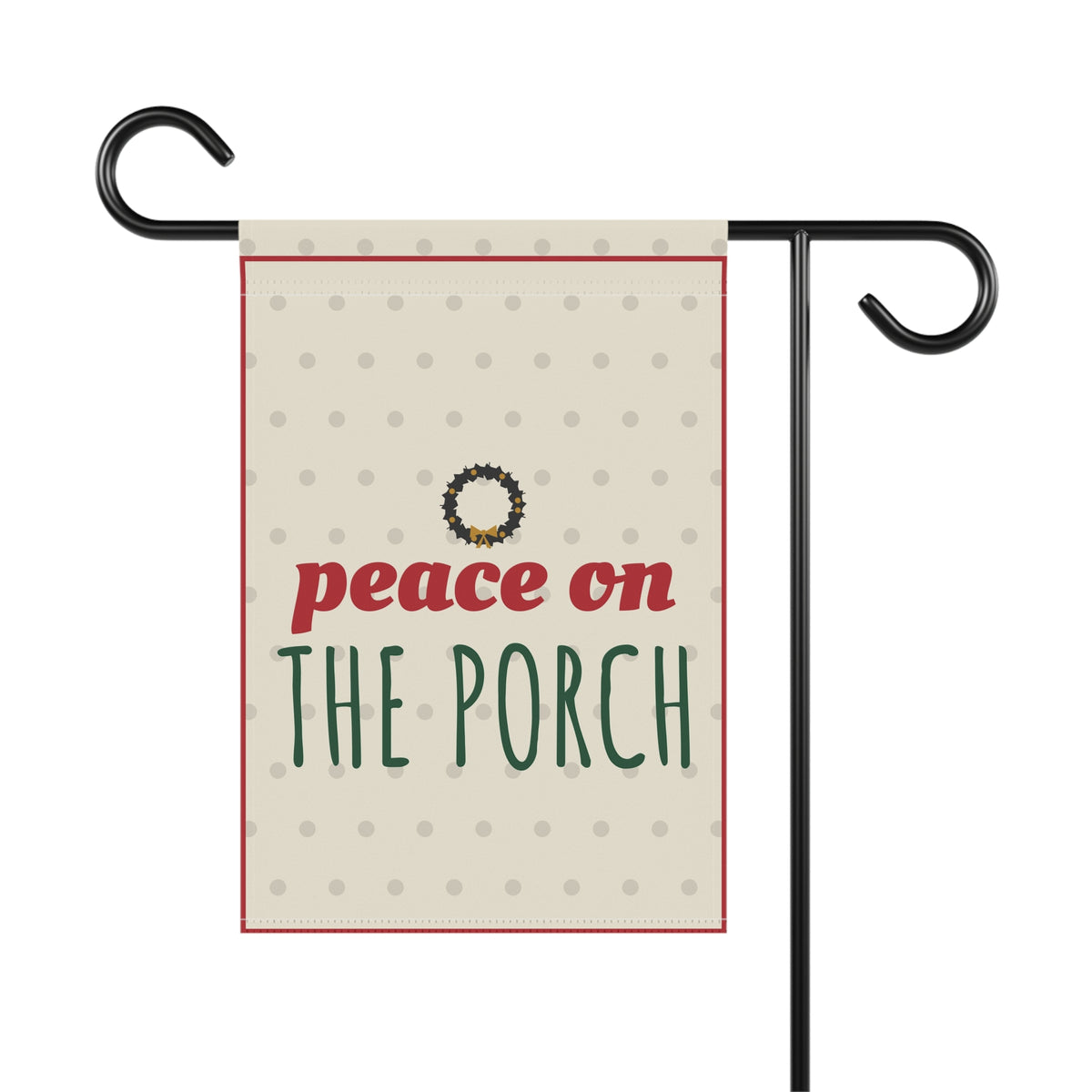 Peace on the Porch Garden Flag