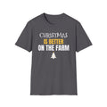 Christmas Is Better On The Farm T-Shirt Farmer Country Christmas Gift Tee – Gifted Porch