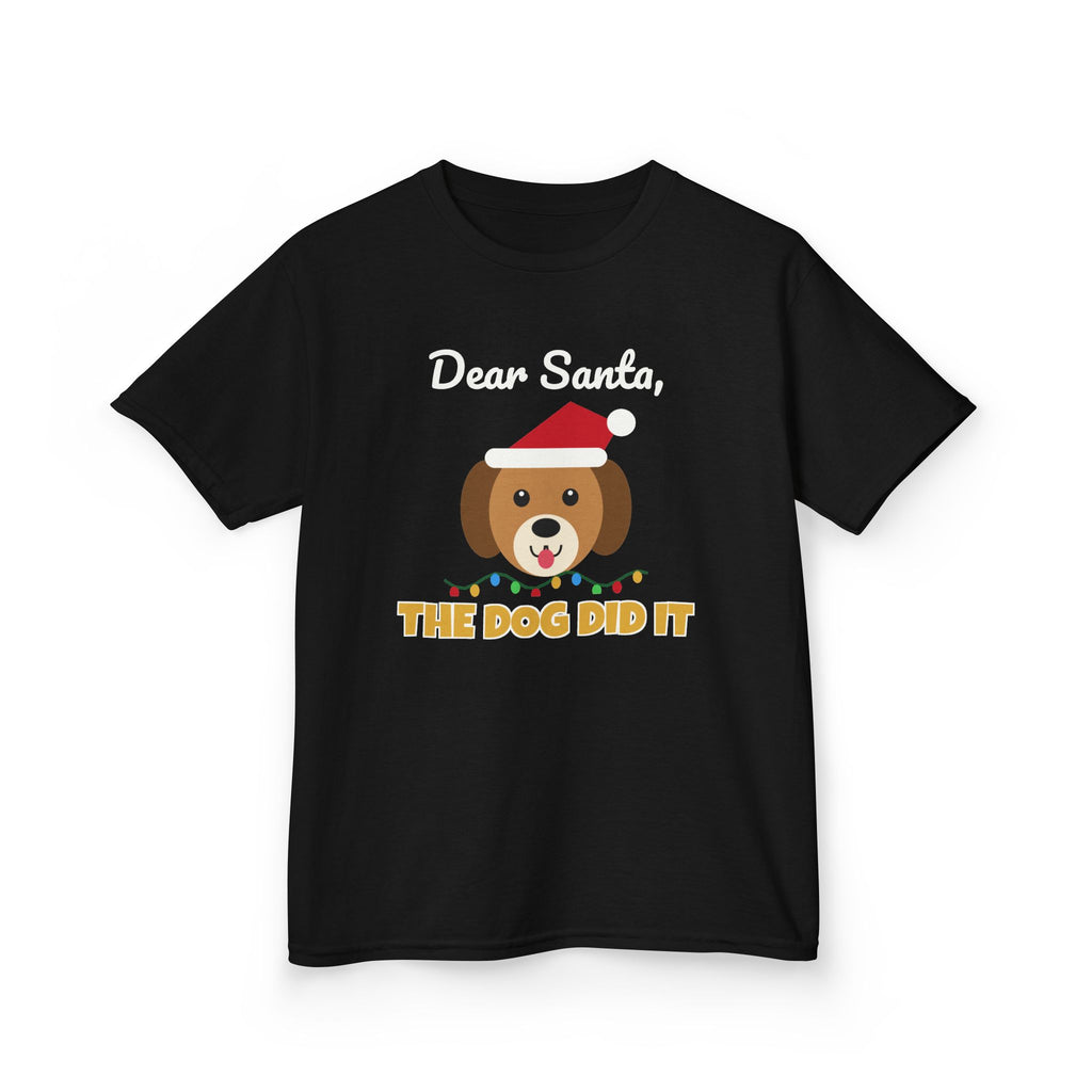Dear Santa The Dog Did It Youth Tee – Dog lover gift, photo 7