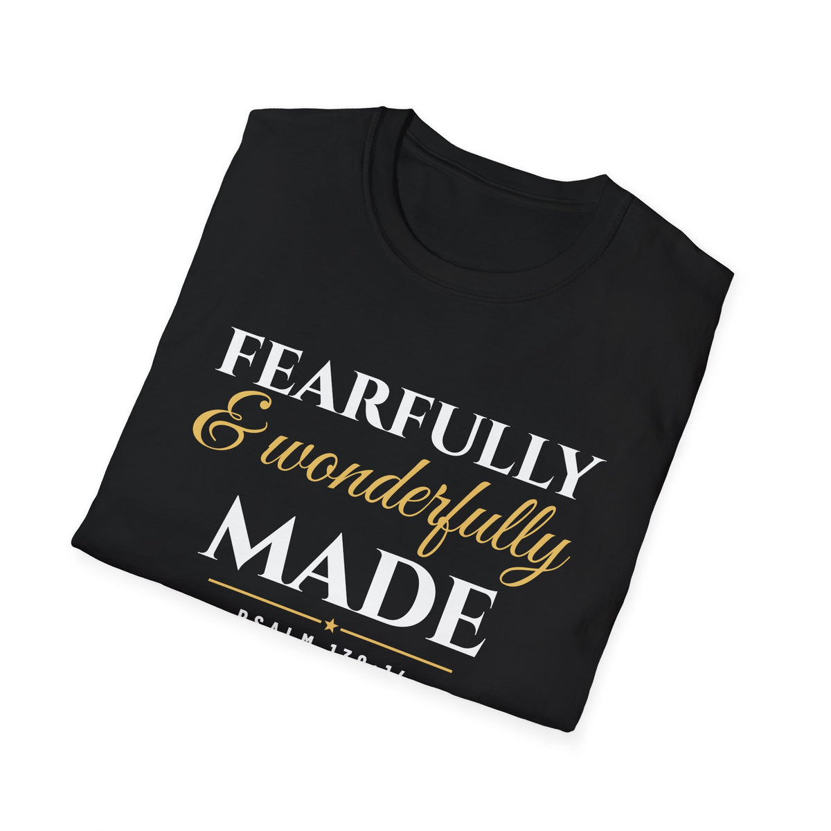 Fearfully And Wonderfully Made Psalm 139:14 T-Shirt – Gifted Porch, view 8