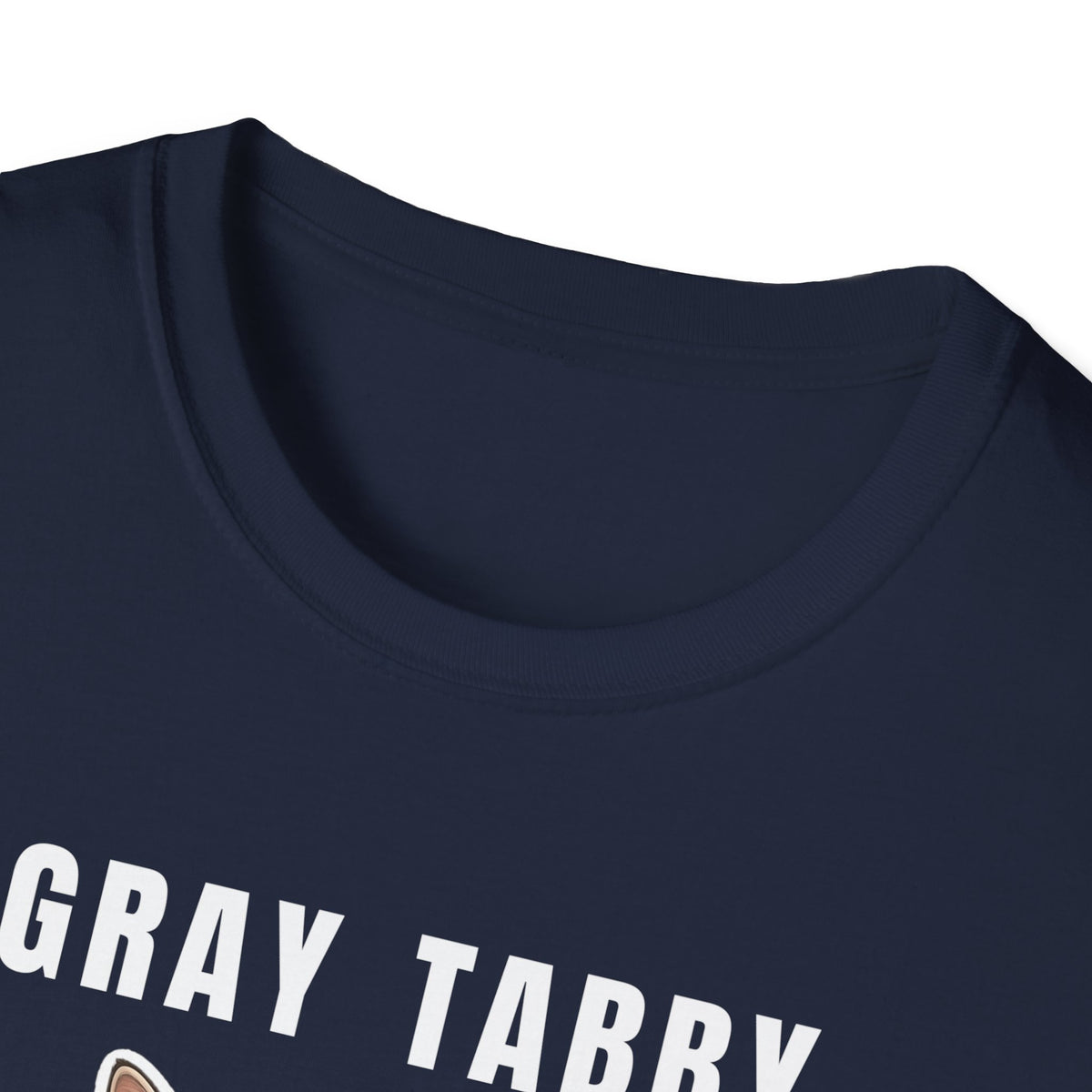 Gray Tabby Cat Dad Shirt