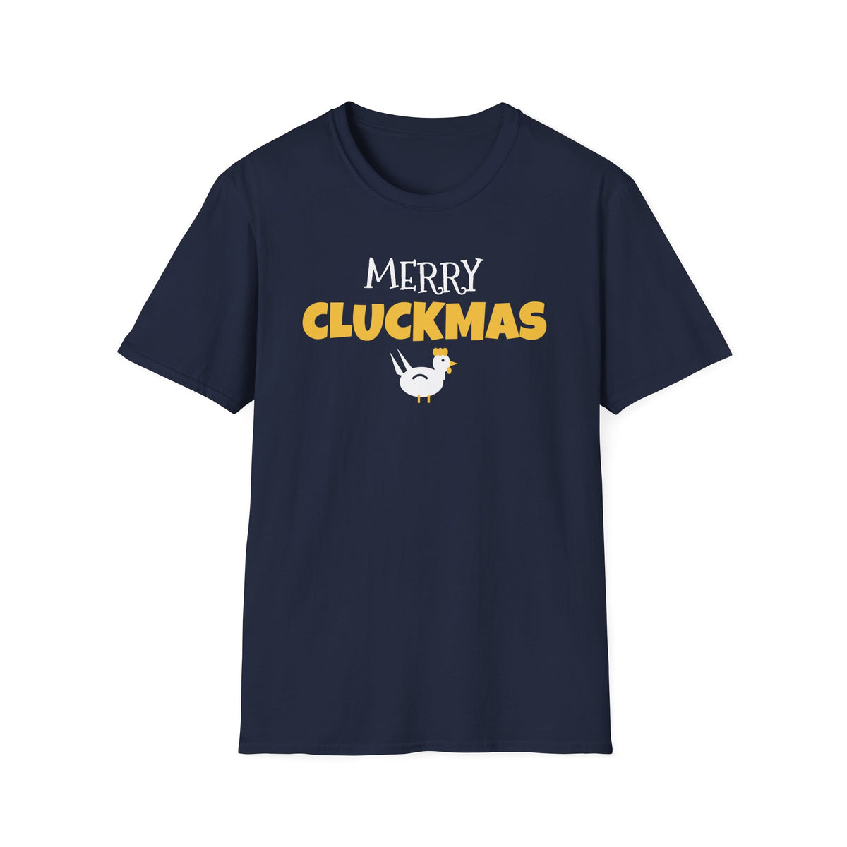 Merry Cluckmas Funny Chicken Christmas T-Shirt Chicken Lady Farm Holiday Tee – Gifted Porch