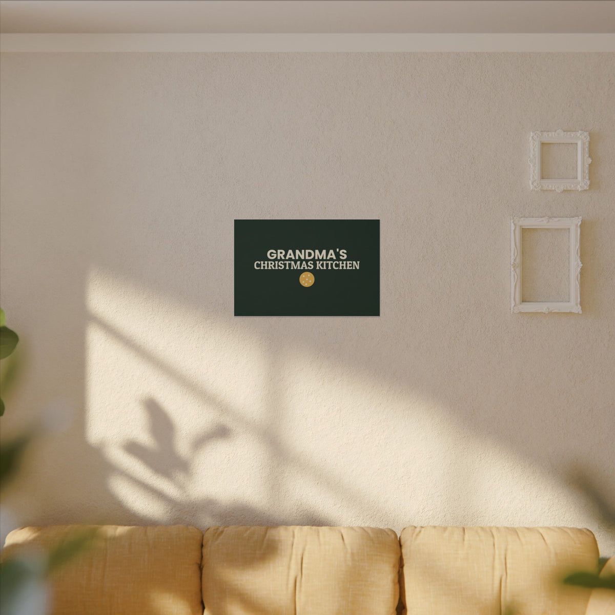 Grandma's Christmas Kitchen Canvas