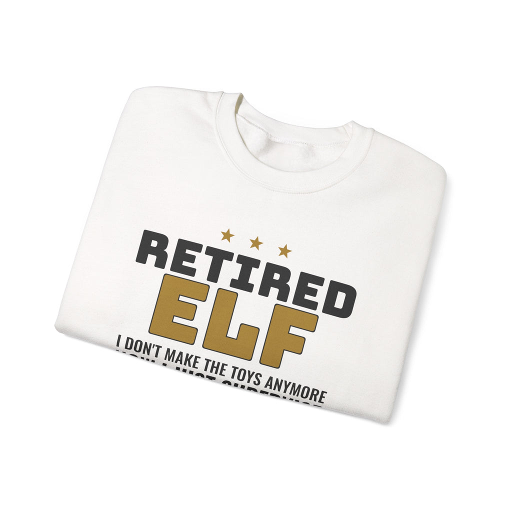 Retired Elf Christmas Sweatshirt