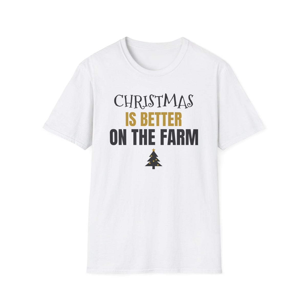 Christmas Is Better On The Farm T-Shirt Farmer Country Christmas Gift Tee – Gifted Porch