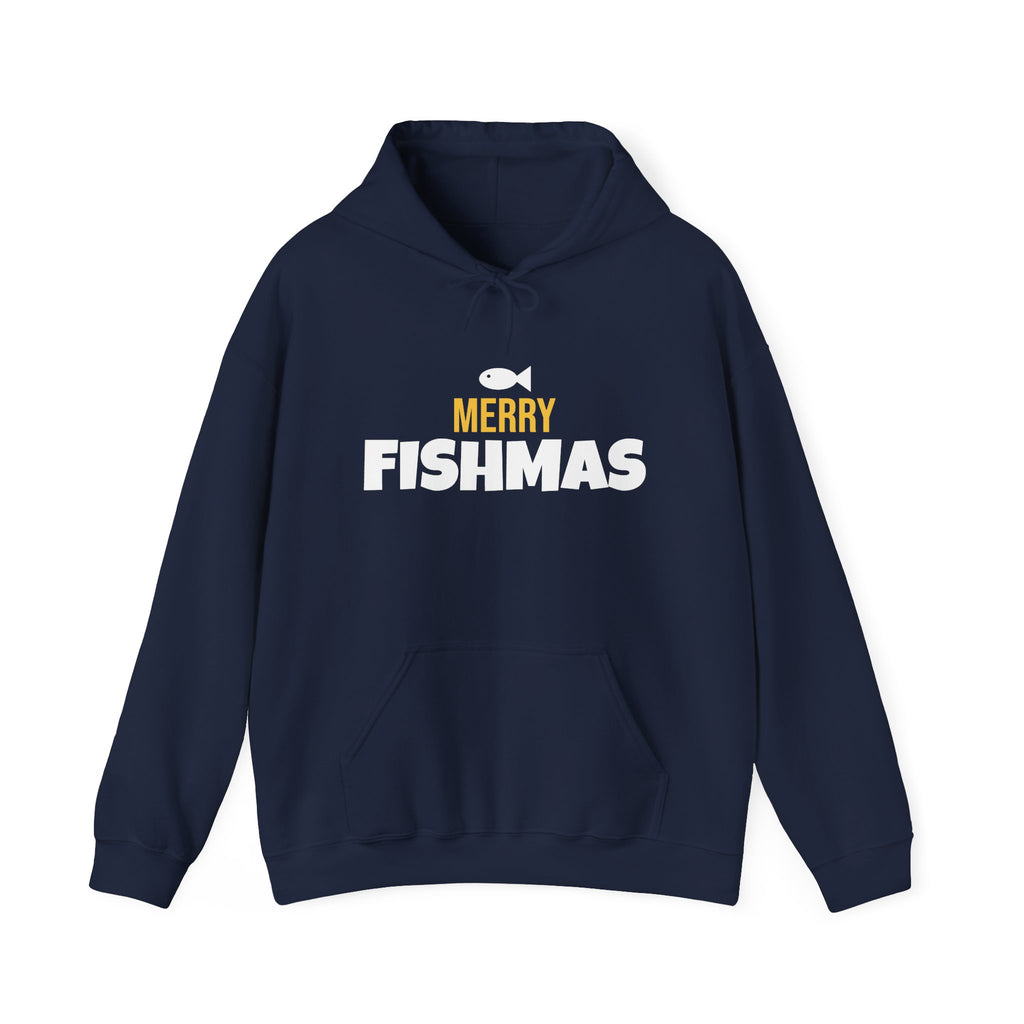 Merry Fishmas Hoodie – fishing gift, photo 3