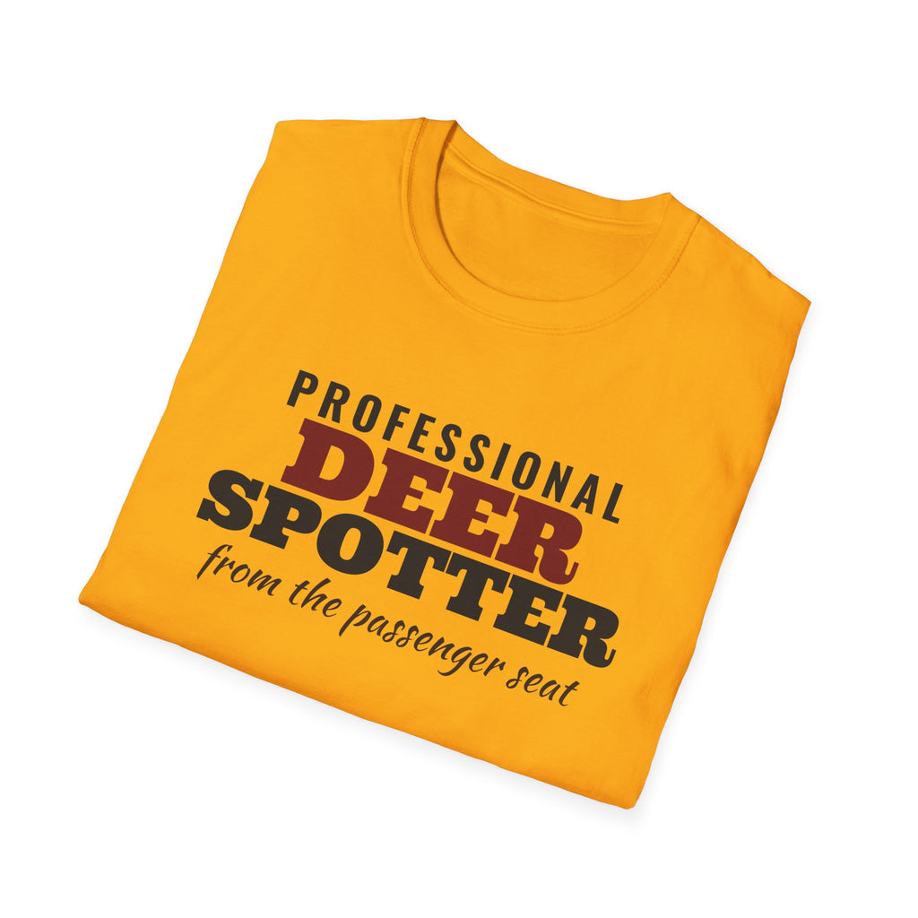 Professional Deer Spotter From The Passenger Seat T-Shirt – Gifted Porch, view 15