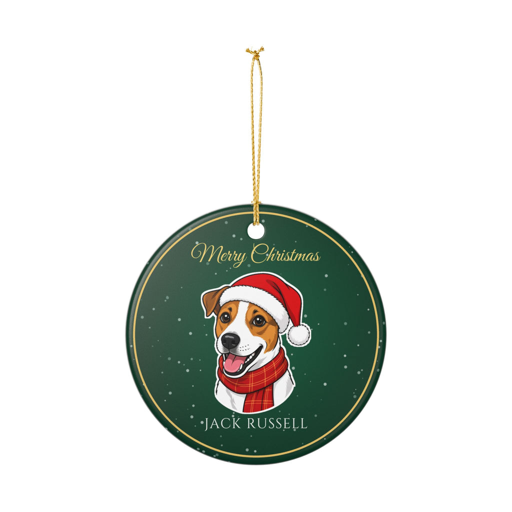 Jack Russell Terrier Dog Christmas Ornament