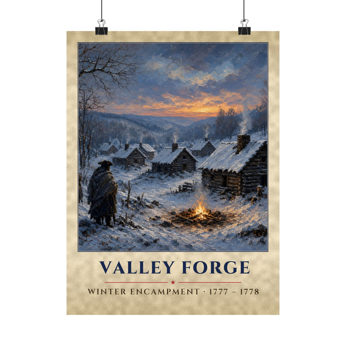 Valley Forge 1777 Poster
