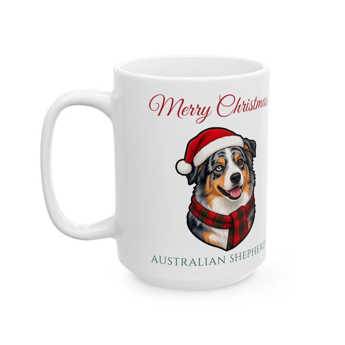 Australian Shepherd Dog Christmas Mug – Gifted Porch, view 7