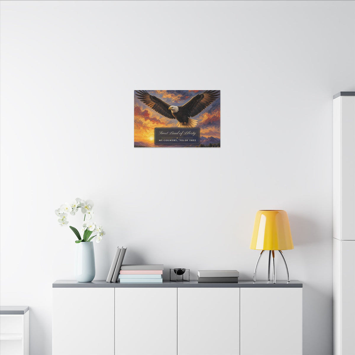 Sweet Land of Liberty Eagle Canvas – patriotic gift, photo 9