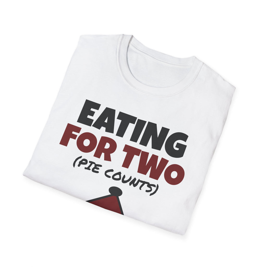 Eating For Two Pie Counts Thanksgiving Pregnancy T-Shirt – Gifted Porch, view 9