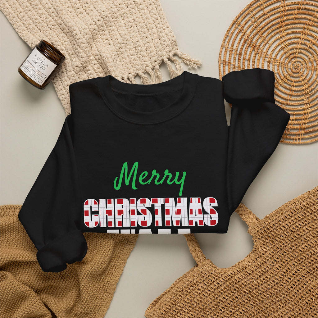 Merry Christmas Y'all Plaid Sweatshirt