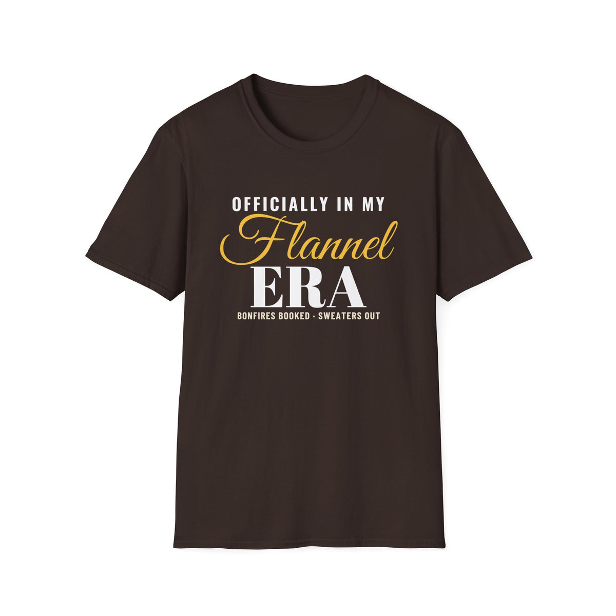 Officially In My Flannel Era Funny Fall T-Shirt – Gifted Porch, view 6