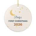 Baby's First Christmas 2026 Ornament Ceramic Keepsake New Baby Gift – Gifted Porch