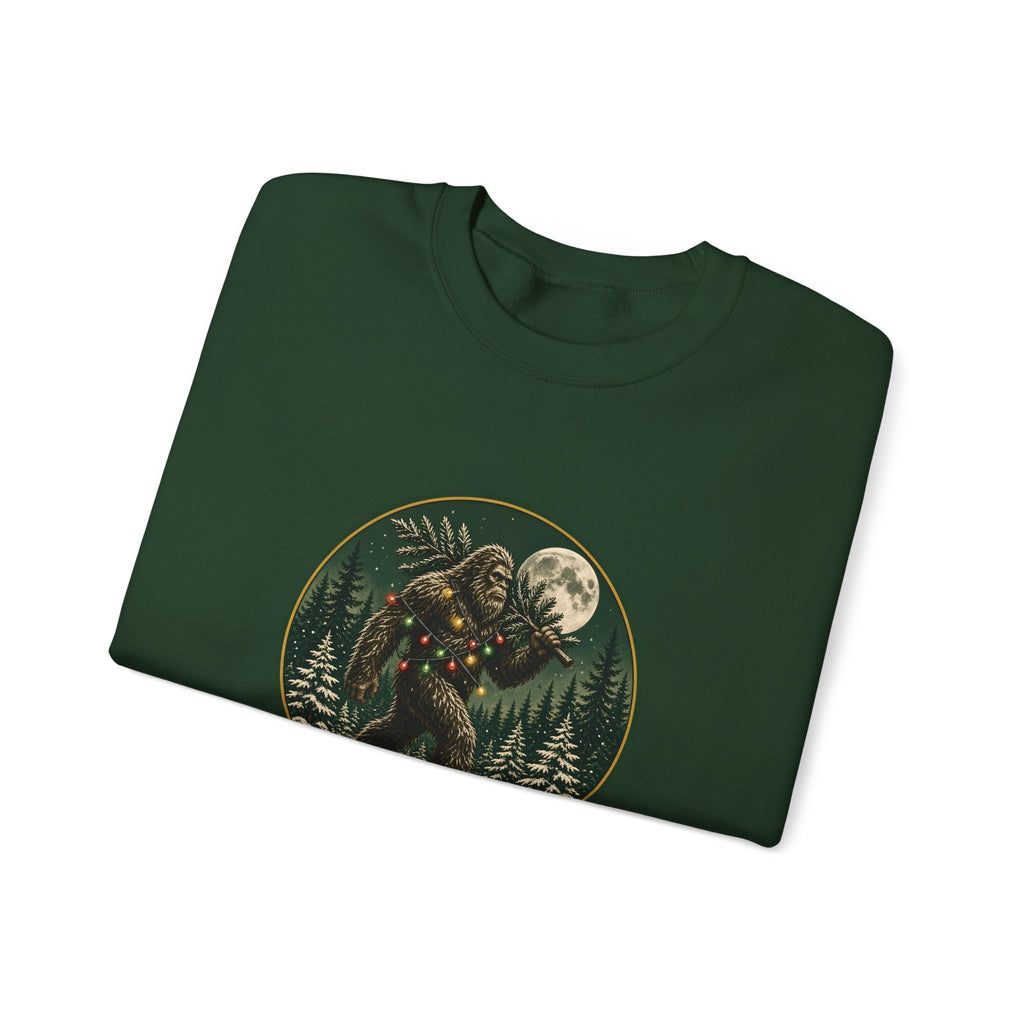 Deck The Woods Sasquatch Sweatshirt