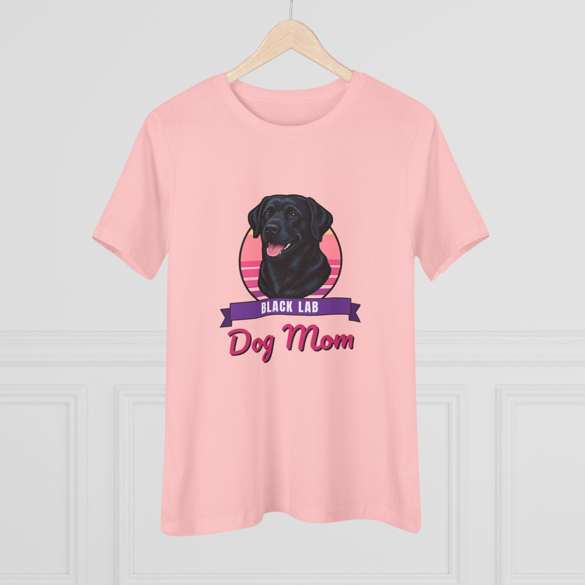 Black Lab Dog Mom Women's Tee