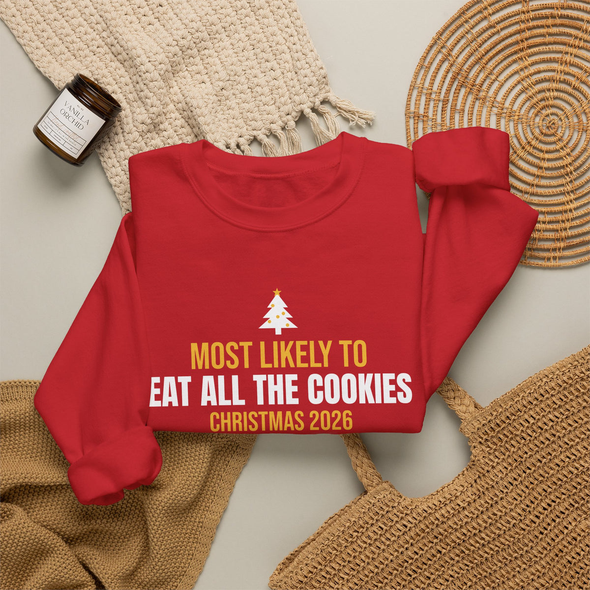 Most Likely To Eat All The Cookies Sweatshirt