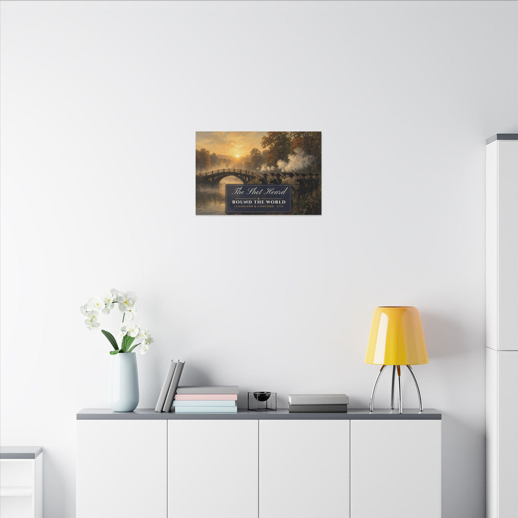 Lexington & Concord 1775 Canvas – patriotic gift, photo 9