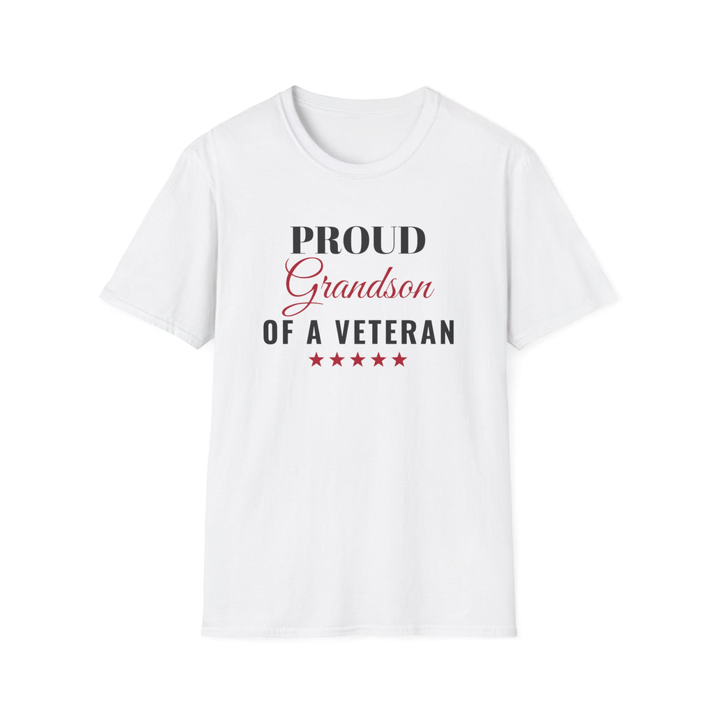Proud Grandson Of A Veteran T-Shirt – Gifted Porch, view 1