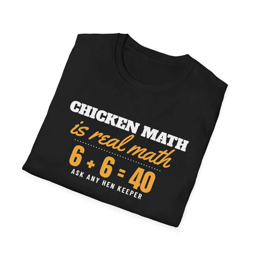 Chicken Math Is Real Math Funny Chicken T-Shirt – Gifted Porch, view 8
