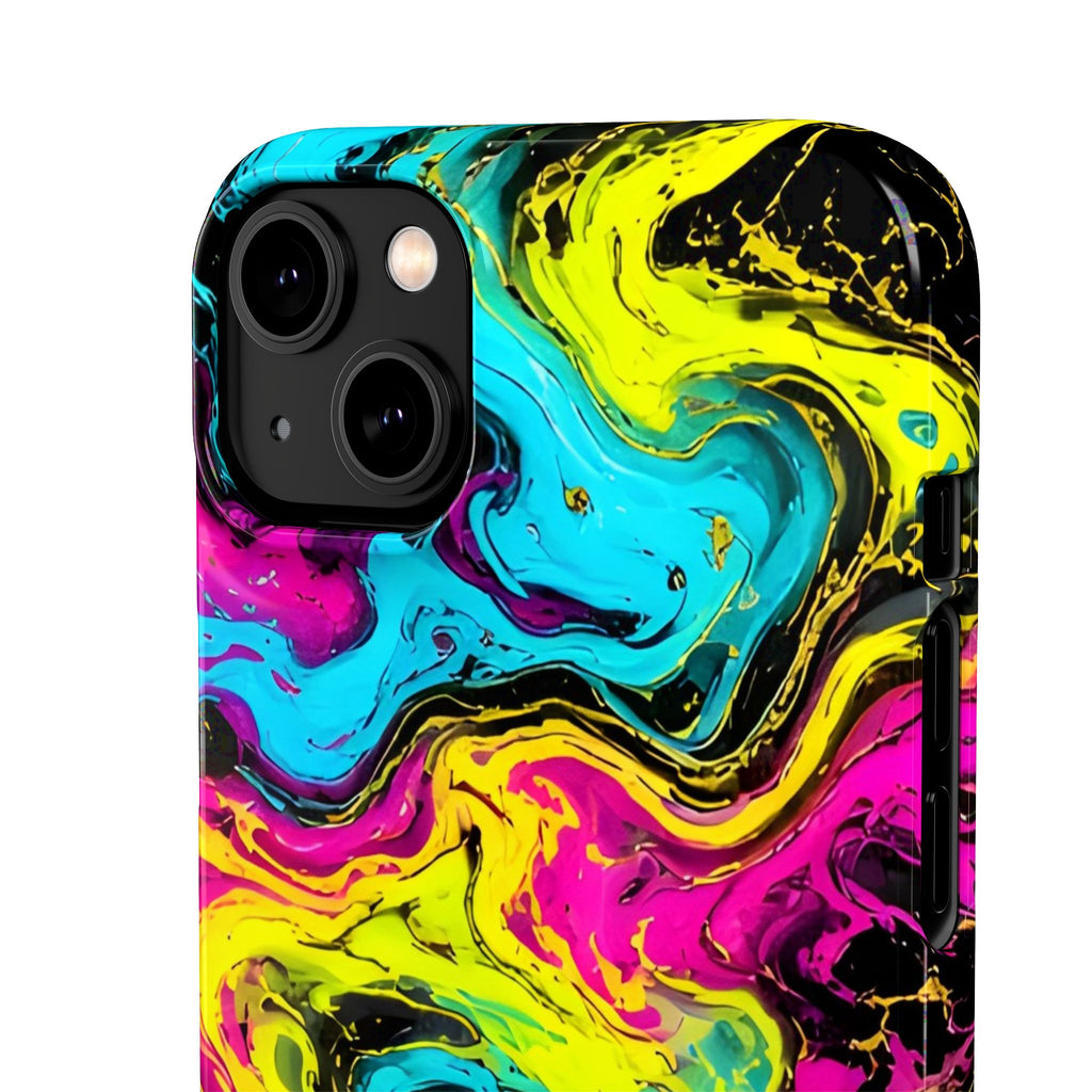 Neon Marble Abstract Phone Case