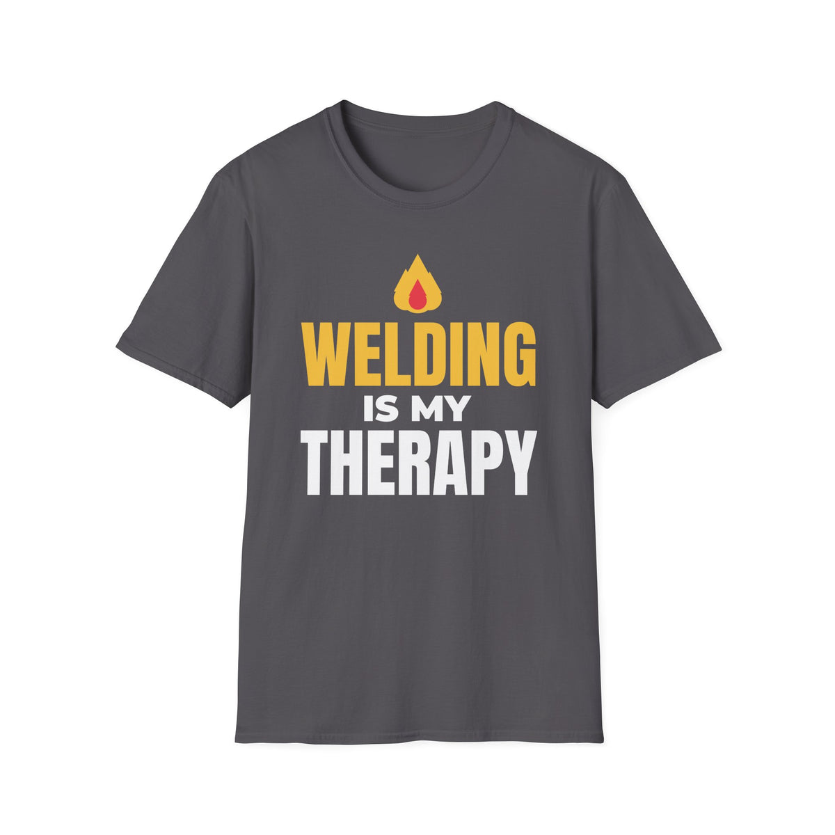 Welding Is My Therapy Funny Welder T-Shirt Metal Worker Fabricator Gift Tee – Gifted Porch