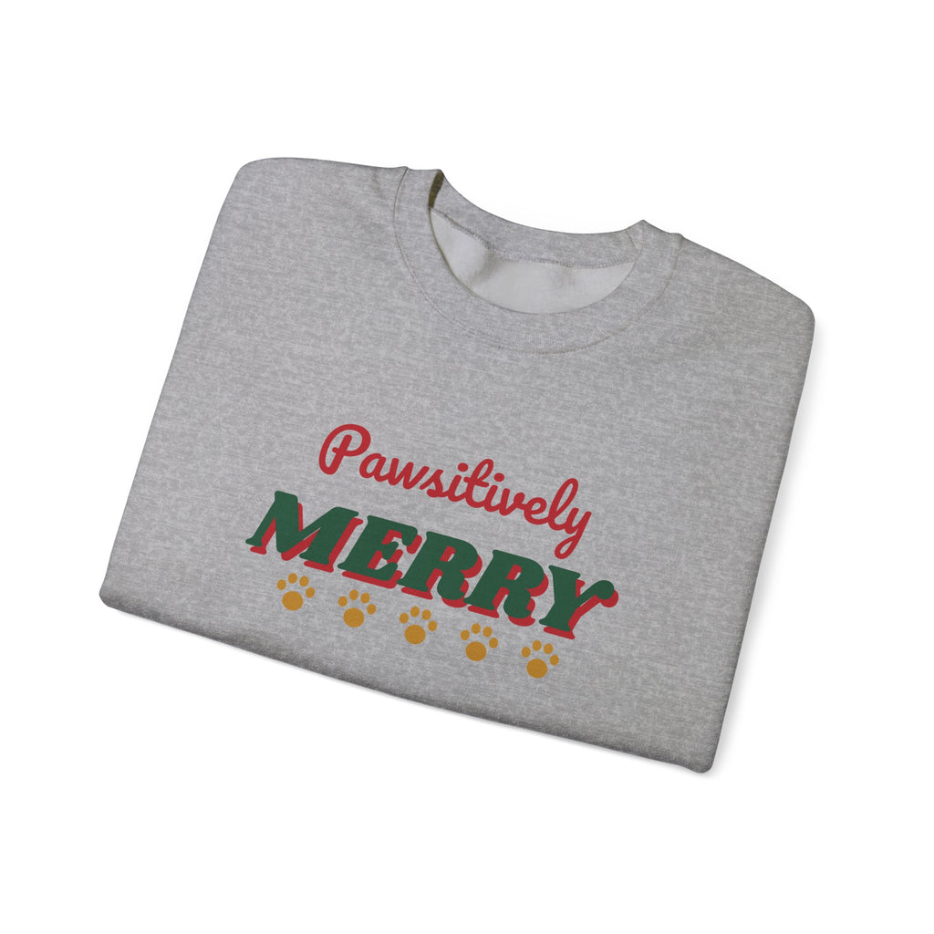 Pawsitively Merry Christmas Sweatshirt