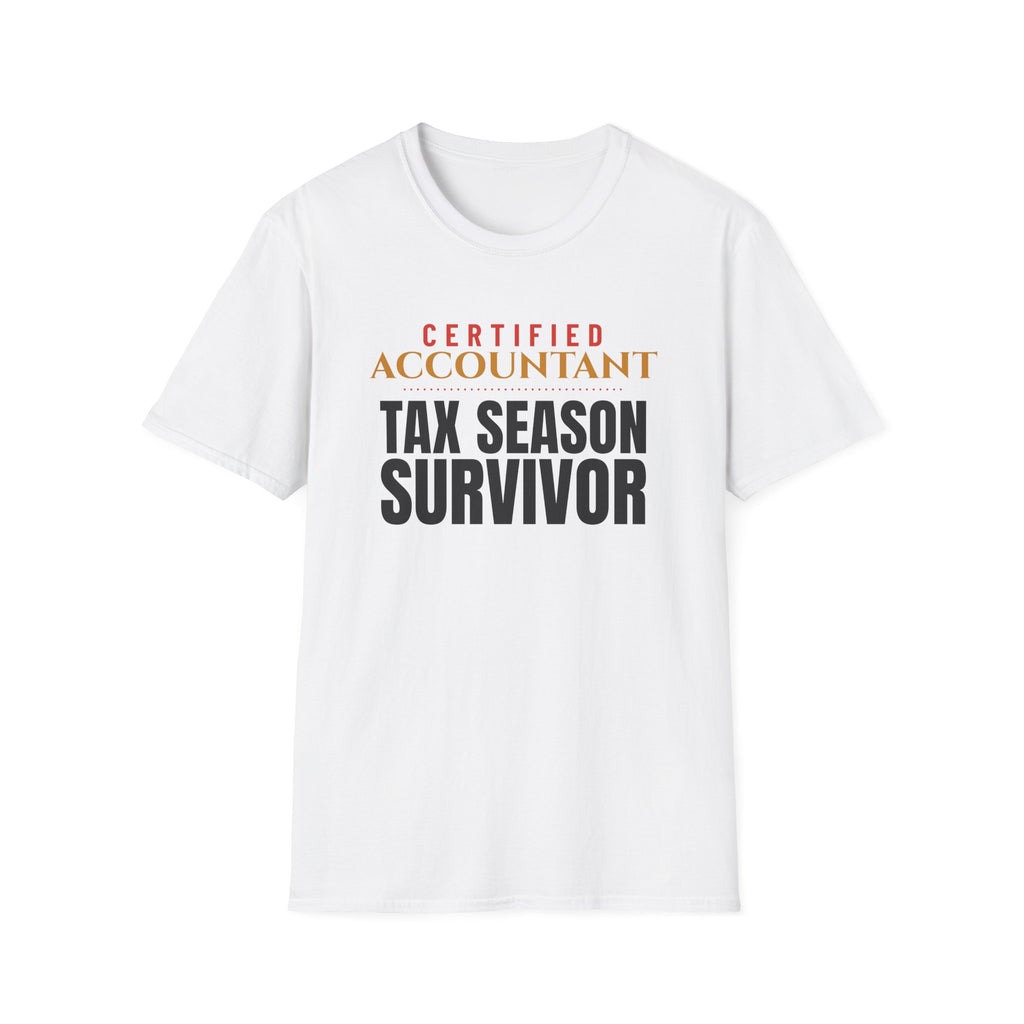 Accountant Tax Season Survivor Funny Accountant T-Shirt – Gifted Porch, view 1
