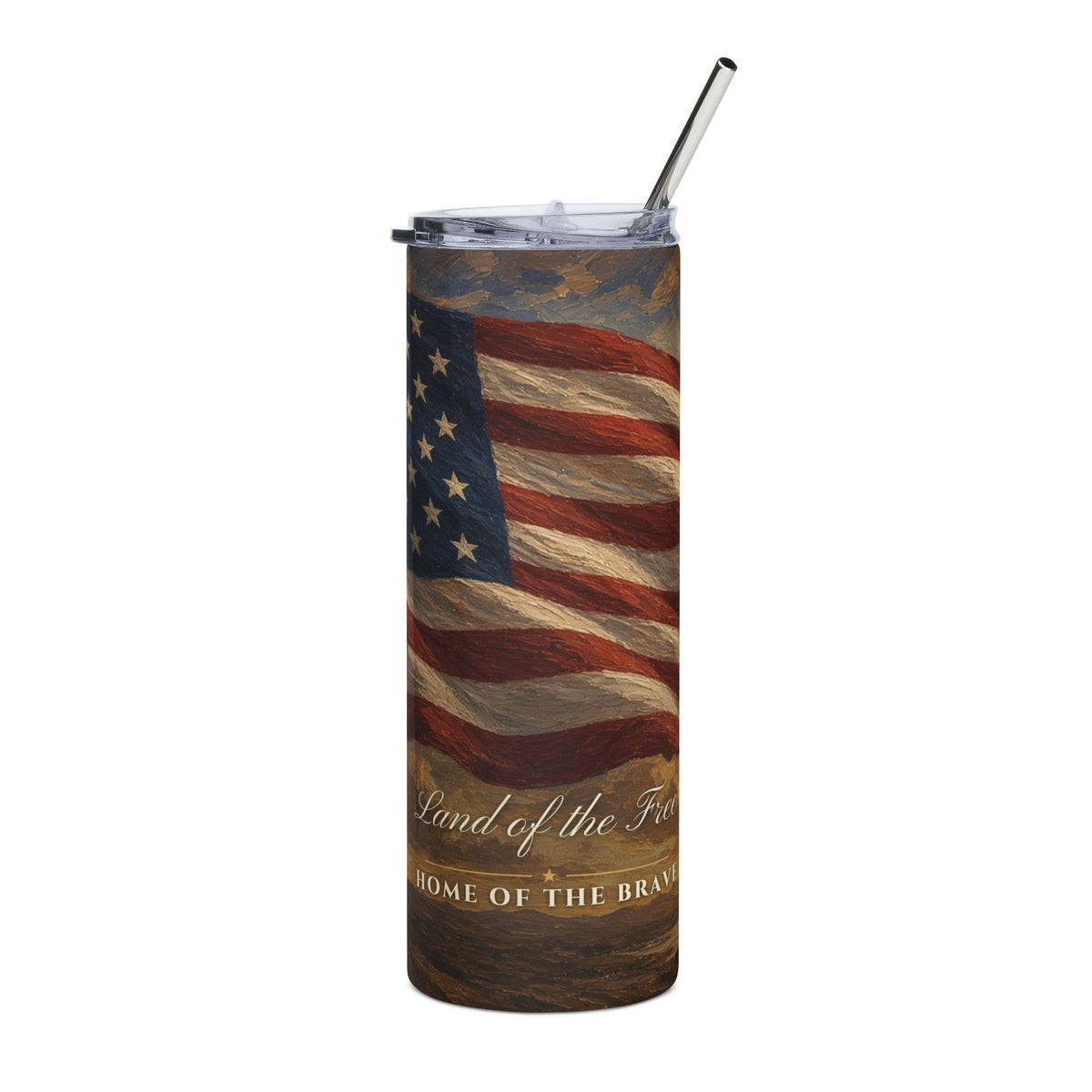 Land of the Free Flag 20oz Tumbler