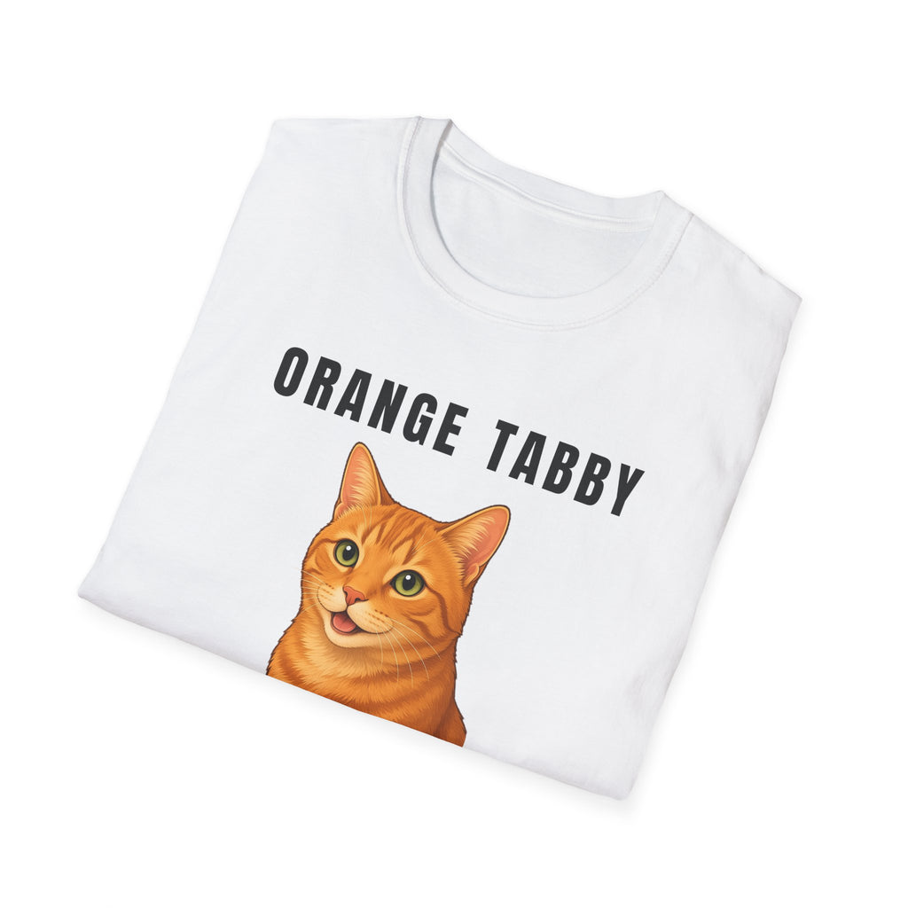 Orange Tabby Cat Dad Shirt
