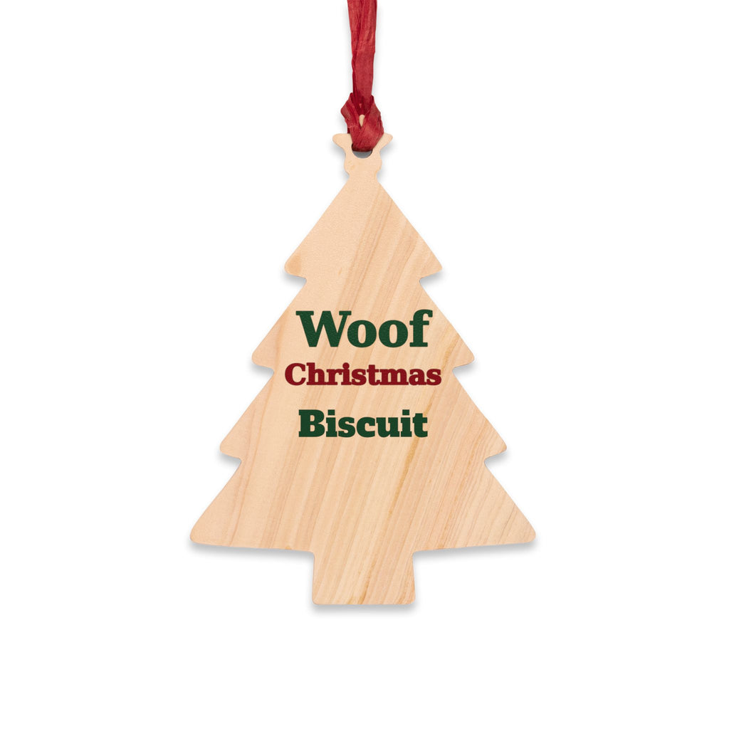 Personalized Dog Name Wood Ornament