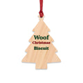 Personalized Dog Name Wood Ornament