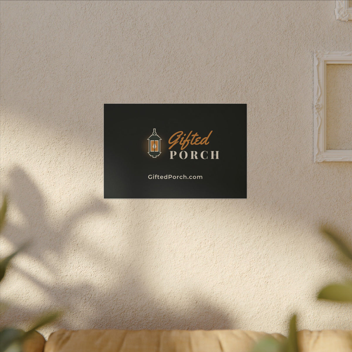 Gifted Porch Canvas Wall Art