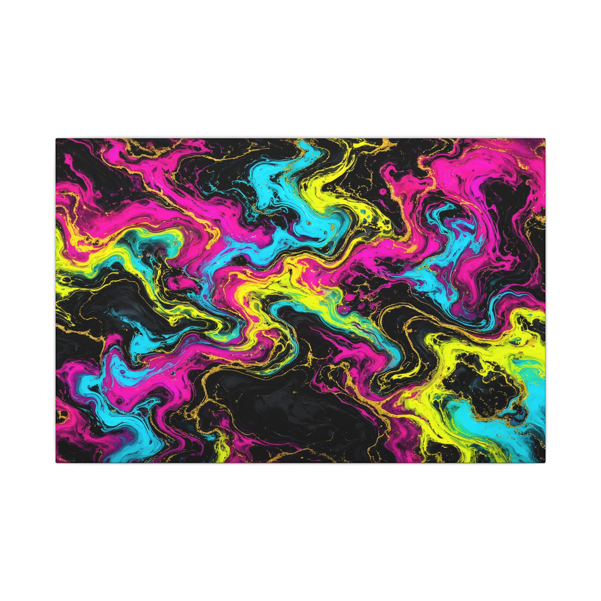 Neon Marble Abstract canvas wall art – abstract canvas wall art by Gifted Porch