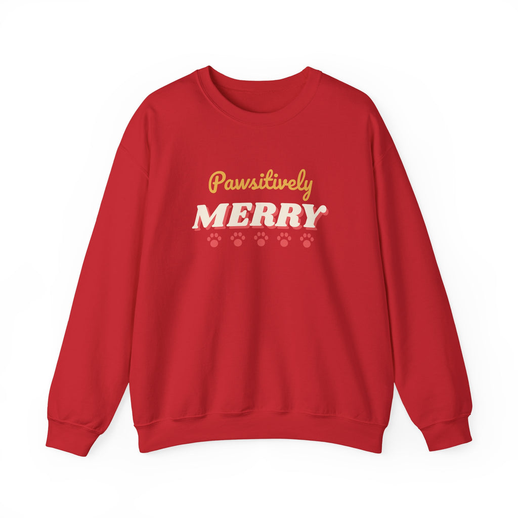 Pawsitively Merry Christmas Sweatshirt