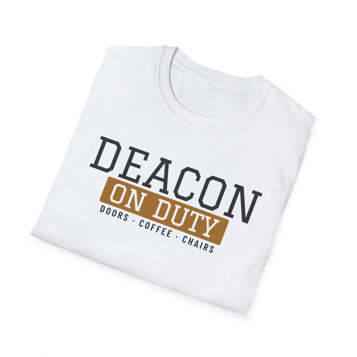 Deacon On Duty Christian T-Shirt – Gifted Porch, view 5