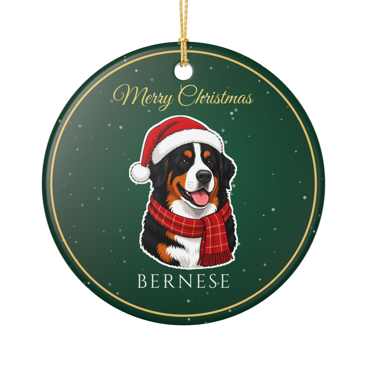 Bernese Mountain Dog Dog Christmas Ornament