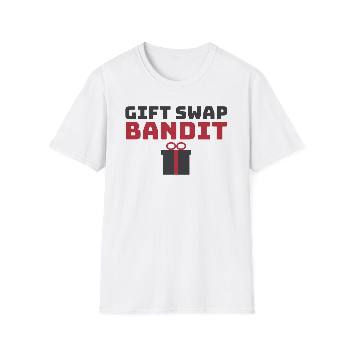 Gift Swap Bandit Funny Christmas Gift Exchange T-Shirt – Gifted Porch, view 1