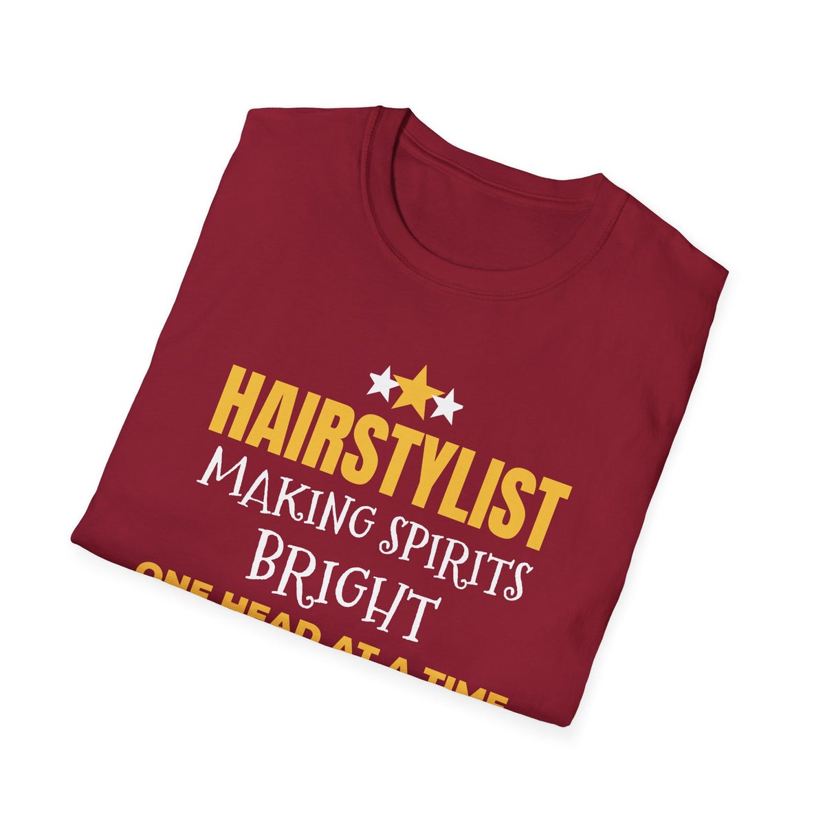 Hairstylist Making Spirits Bright One Head At A Time Christmas T-Shirt Gift – Gifted Porch