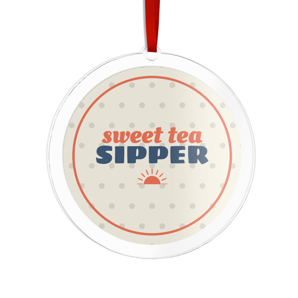 Sweet Tea Sipper Acrylic Ornament