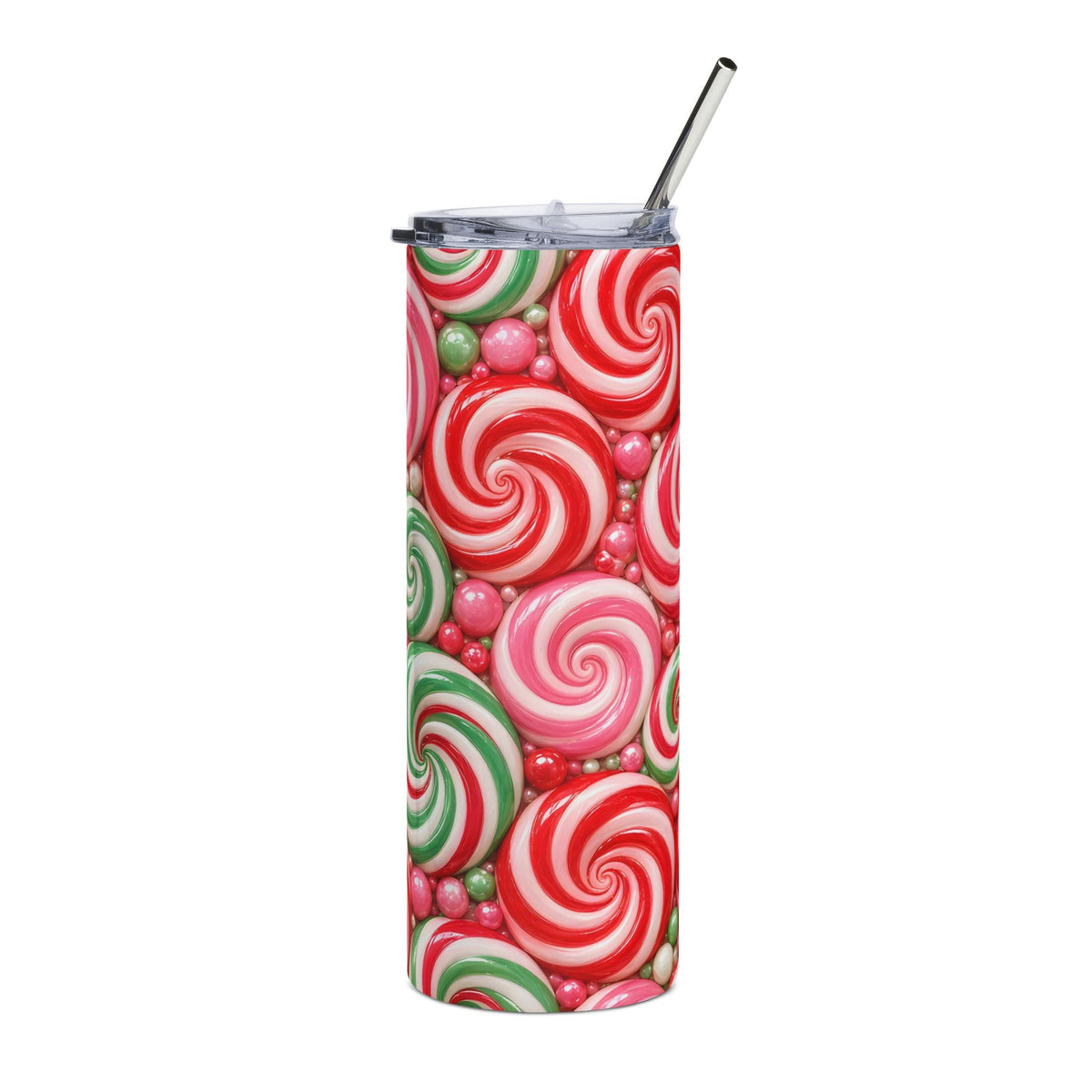 Peppermint Swirls 20oz Tumbler