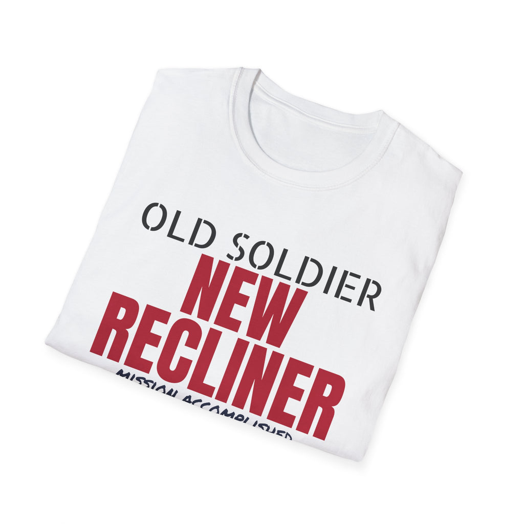 Old Soldier New Recliner Funny Military Retirement T-Shirt – Gifted Porch, view 5