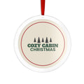 Cozy Cabin Christmas Acrylic Ornament