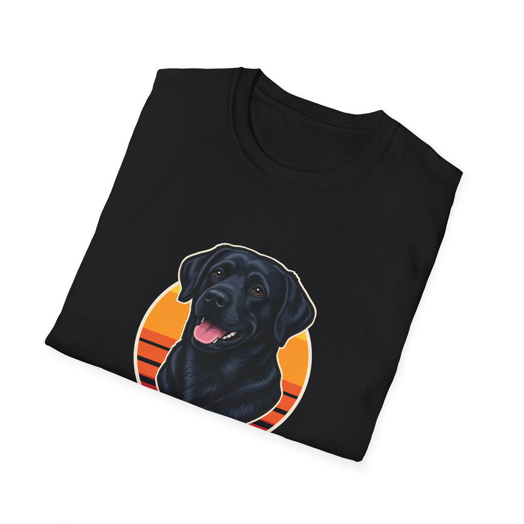 Black Lab Dog Dad Shirt
