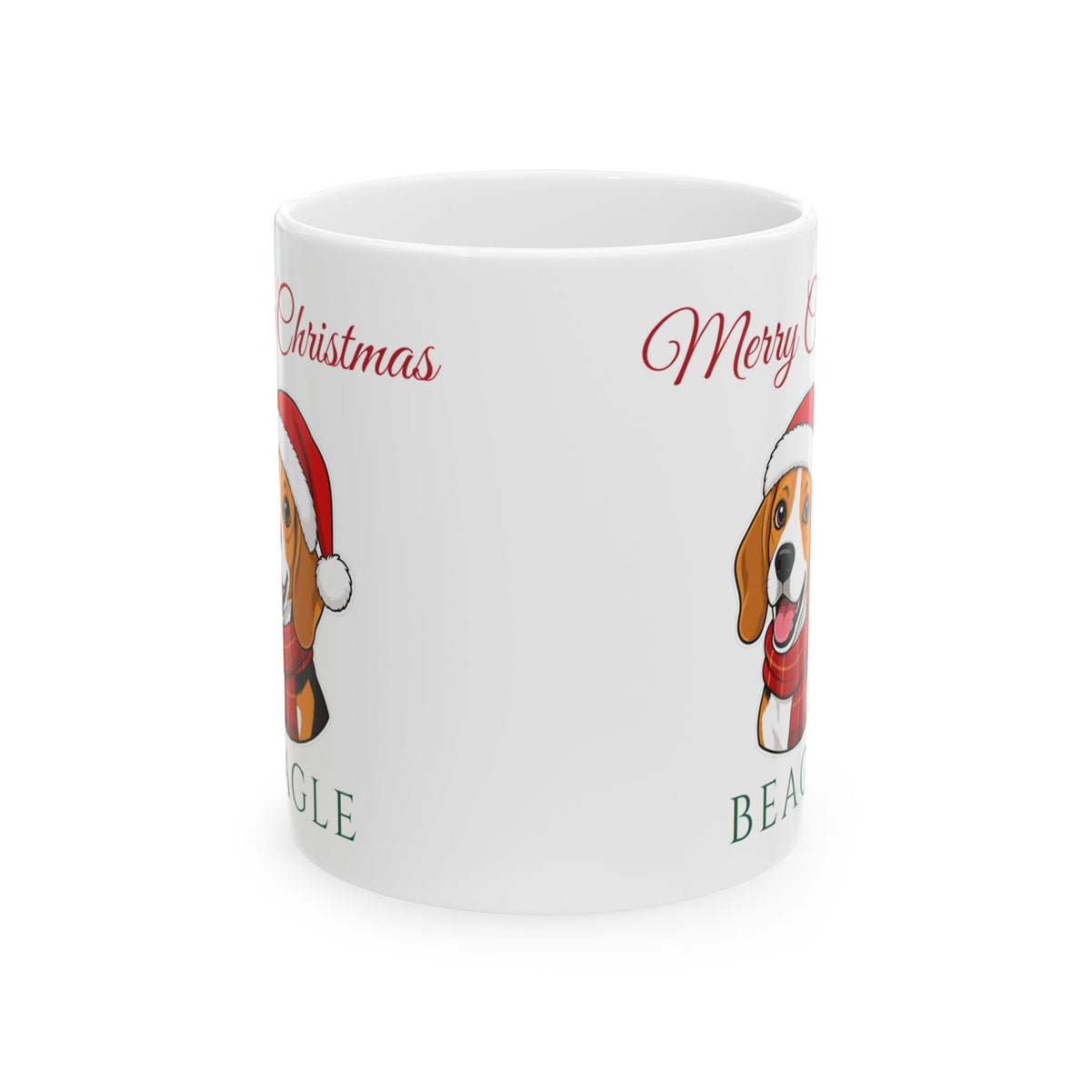 Beagle Dog Christmas Mug